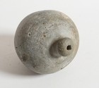 Ancient Byzantine Pottery Grenade  9-13th C  Crusader Era  Tear Shape Clay 