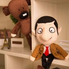 2pcs set Mr  Bean And Brown Teddy Bear Cute Plush Stuffed Bear Plush Toys 30cm