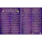 Tumbled Stones Bracelet Meaning - Double-sided 8 5 x11  Laminated Chart 