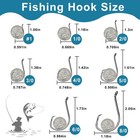 150pcs Circle Hooks  Strong High Carbon Steel Fresh And Saltwater Fishing Hooks 