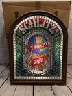Vintage Schlitz Beer Lighted Sign Nos Iob  1977 Stained Glass Backbar Stained Gl