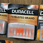 New  lot Of 6  Duracell Size 13 Hearing Aid Batteries 24-pack   152 Total