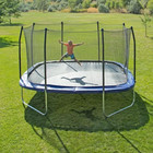 15  Skywalker Trampolines Square Trampoline With Safety Enclosure Blue