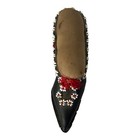 Antique Victorian Folk Art Wood Shoe Sewing Pin Cushion Beaded Hand Carved 5 
