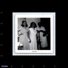 Old Vintage Square Photo All Women Black African American Trio 1955 Snapshot