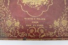 Antique 1856 Victorian Era Tooled Album For Mattie A Miller From Dr  W p  Miller