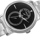 Akribos Xxiv Ak728ssb Multifunction Day Date Stainless Steel Bracelet Mens Watch