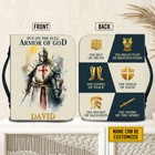 Personalized Christian Warrior Bible Cover Jesus Put The Full Armor Of God Gifts