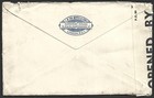  bl  Great Britain 1940 Kgvi 1 Shilling Pair  6d Censor Cover To Usa