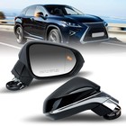 Right Passenger Side Mirror For 2016-2022 Lexus Rx350 2018-2022 R-15pins Black
