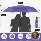 Automatic Travel Umbrella Compact Windproof Portable Folding Rain Uv