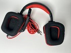 Logitech G230 Wired Gaming Headset Over-ear Black red Tested Working