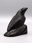 Hudson Sandy Black Marble Zuni Raven Fetish