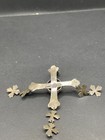 Vintage Yalalag Cross Pendant Sterling Amethyst Gem  aps  Mexico 