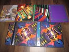 Mead Trapper Keeper Vintage 1994 Designer Series Geometric Purple With 4 Folders