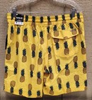 Hurley 18  Above The Knee Volley Yellow Pineapple Men s Large Swim Shorts New