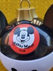Disney Parks Christmas Snowman Ornament Mug Mickey Mouse Club Ornament New 