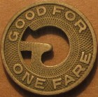 1922 G i  Transit Co  Grand Island  Ne Transit Bus Token - Nebraska Nebr 
