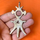 Rare Stunning Viking Bronze Ancient Amulet Beautiful Engraved Authentic Artifact