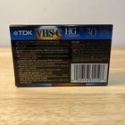 Tdk Vhs-c Hg Ultimate 30 Camcorder Cassette Blank Recording Tape Sealed 