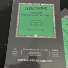 Lot Of 3 Arches Watercolour 10 X 14 In Paper Pads 140 Lb  Cold Pressed  new  Rd
