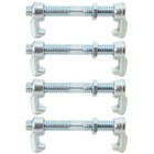 4pack Shipping Container Bridge Fitting Clamp 11in 280mm Galvanized Screw Clamps