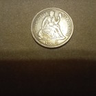 Ioof Love Token On High Grade 1885 Dime   Heart In Hand Handshake      Wow    