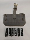 Set Of 6 British Lee Enfield 303 Clips With 2 Pocket Ammo Pouch