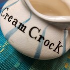 Vintage Holt Howard Pixieware Cream Crock 1950s Mcm Some Crazing Kitschy 