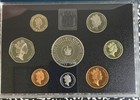 1993 Great Britain 8x Coin Proof Set Lot b2652 With Case   C o a 