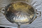 Reproduction Antique Victorian Silverplate Domed Roll Top Buffet Server