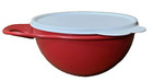 Tupperware Thatsa Bowl Mini 6 Cup Mixing Container Red W White Seal Lid New