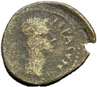 Ancient Roman Bronze Coin Two Portraits Both Sides Possibly Tetricus Provincial
