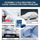 4pcs Electromagnetic Snow Melter Anti Freezing Removal Device Car Defroster Kitc