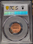 1982-99 Lincoln Cent Double-struck  2nd Strike 85  Off-center Pcgs Ms64 Red   