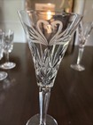 2 Waterford Crystal Swan Toasting Wedding Collection 9    Champagne Flutes Glasses