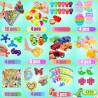 120 Pcs Party Favors Toy For Kids  Treasure Box Carnival Prizes For Classroom   
