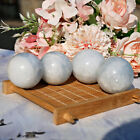 Wholesale Lot 4pcs Natural Celestite Crystal Ball Reiki Energy Sphere Gems Gift