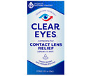 6 Pack Clear Eyes Contact Lens Eye Drops 12hr Relief Soothes   Moiturizes 0 5 Oz