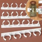 Kitchen Spice Rack Organizer 20 Clip Strip Holder Cabinet Door Seasoning Storage