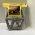 Bosmere plant Stand  Decksaver Garden Pot Toes  Light Gray  3-in   12-pk 