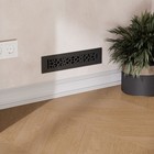 Black Heat Air Grille Cast Victorian Registers Wall Mount Vent Renovators Supply