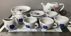 Child   s Tea Set Porcelain Floral Setting For 4  16 Piece  Toy