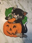 Vintage 1988 Mccrory Corp  Halloween Potholder hot Pad Set Of 3