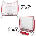 7   7  5 x5  Baseball   Softball Practice Net Training Aids W carry Bag Portable