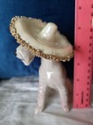 Sillipet By Nita Schnauzer Dog With Sombrero Ceramic Porcelain Figurine Vintage