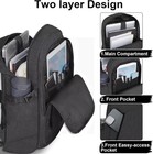 Mancro Business Laptop Backpack Anti Theft Slim Bag Fits 15 6  Laptop Black New