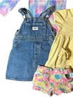 Toddler Girl 24m Clothing Lot Oshkosh Denim Jumper Dress Tie Dye Spring Bundle