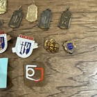 Assorted Lot Of Vintage Pins Girl Scout Brownie Ski High School Youth Free Ship