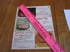Vintage Pillsbury Mix Recipe Insert Intrigue Cake Paper Collectible 1960 s